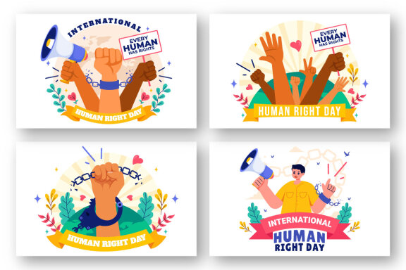 10 International Human Rights Day Illustration