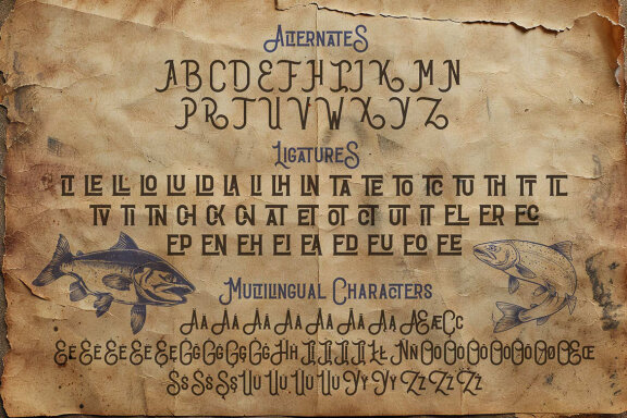 Fishery Vintage Label Font