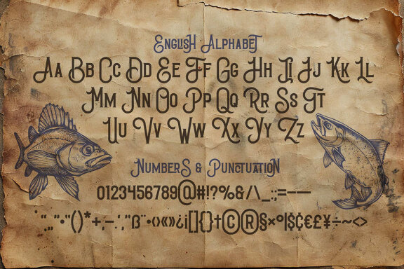 Fishery Vintage Label Font