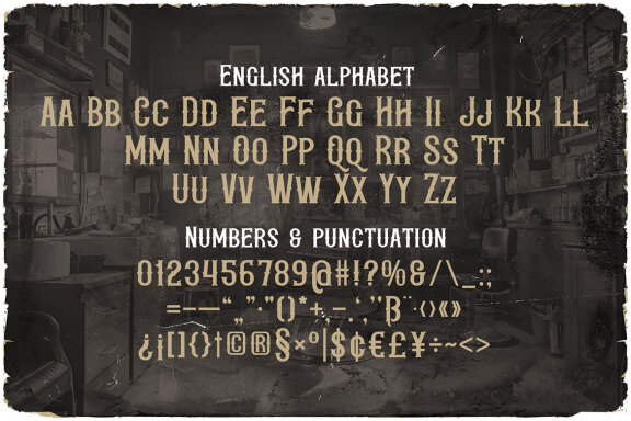 Craftman Vintage Label Font