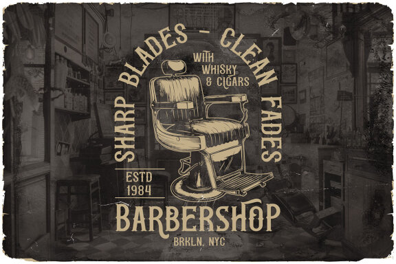 Craftman Vintage Label Font