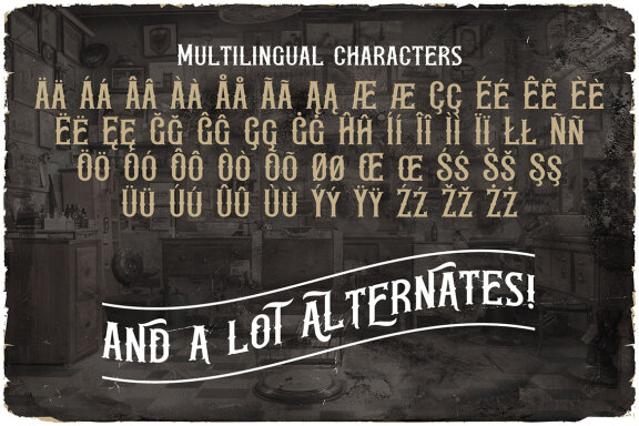 Craftman Vintage Label Font