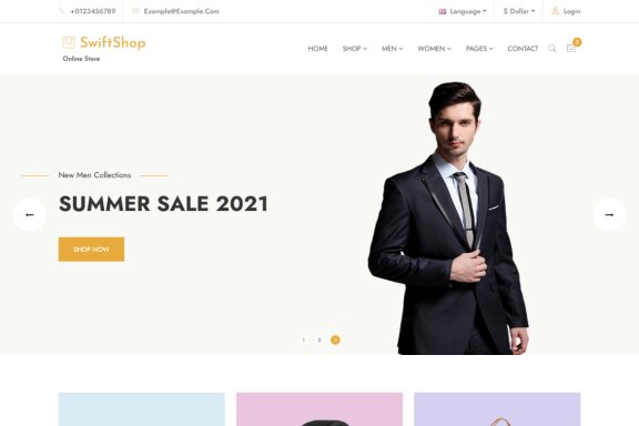 SwiftShop Ecommerce Bootstrap Template