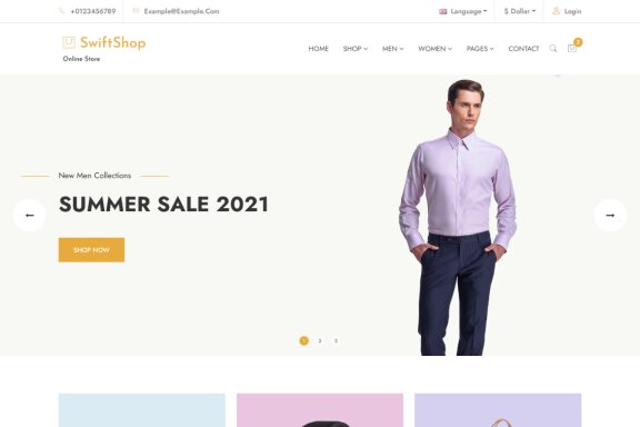 SwiftShop Ecommerce Bootstrap Template