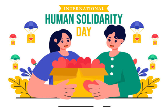11 International Human Solidarity Day Illustration