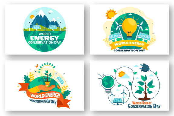11 World Energy Conservation Day Illustration