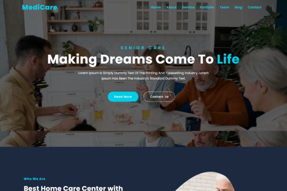 Retirement Planning Landing Page Template