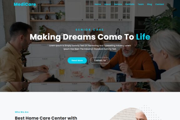 Retirement Planning Landing Page Template