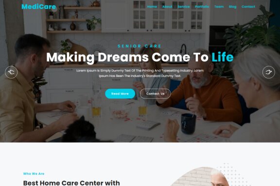 Retirement Planning Landing Page Template