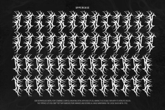 The Despair | Black Metal Font