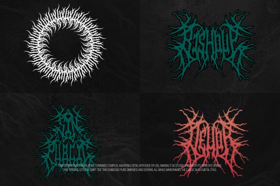 The Despair | Black Metal Font
