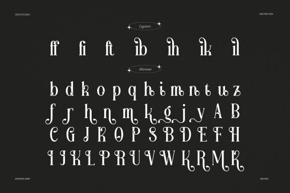 Aikonig | Modern Serif Font