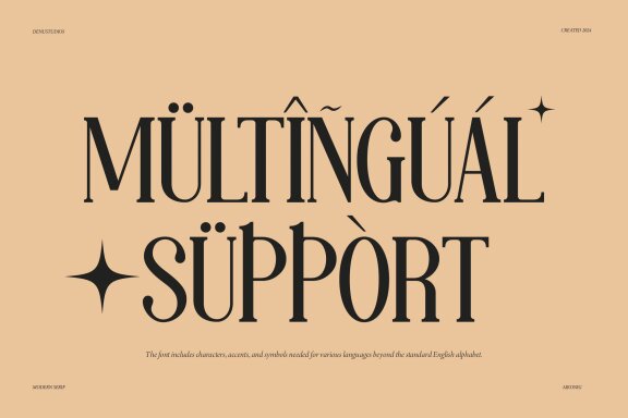 Aikonig | Modern Serif Font