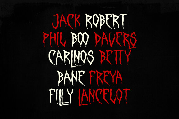Maszell Horror Display Font