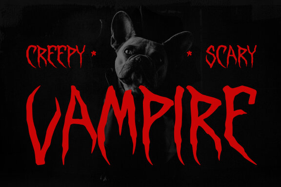 Maszell Horror Display Font