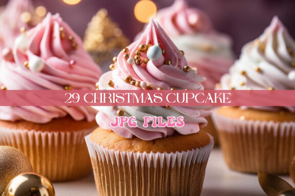 Christmas and New Year Cupcake