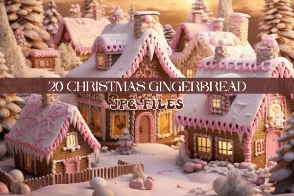 Christmas and New Year Gingerbread Cookies