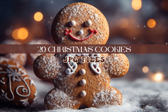 Christmas and New Year Bear Cookies