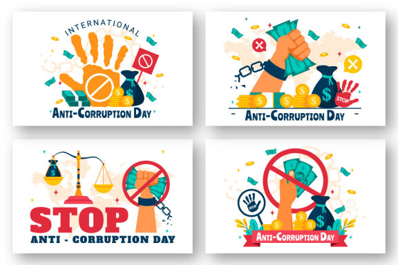 12 Anti Corruption Day Illustration