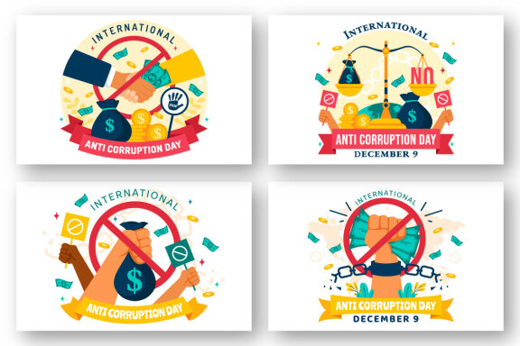 12 Anti Corruption Day Illustration