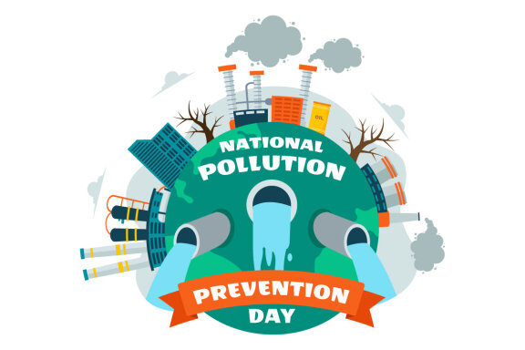 11 National Pollution Prevention Day Illustration