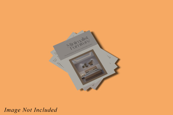 Minimalist A4 Flyer Brochure Mockup