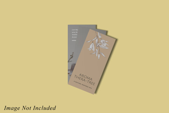Minimalist DL Flyer Brochure Mockup