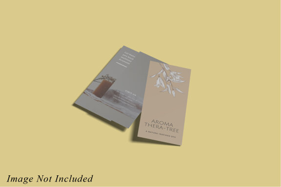 Minimalist DL Flyer Brochure Mockup