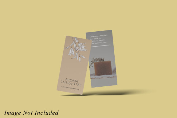 Minimalist DL Flyer Brochure Mockup