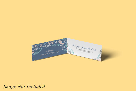 Minimalist DL Flyer Brochure Mockup