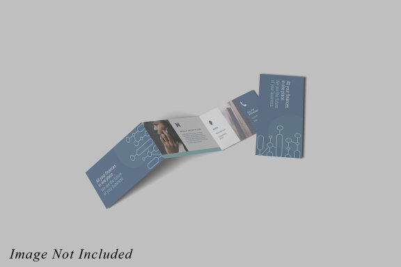 Minimalist DL Flyer Brochure Mockup
