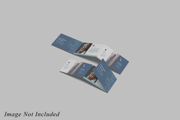 Minimalist DL Flyer Brochure Mockup