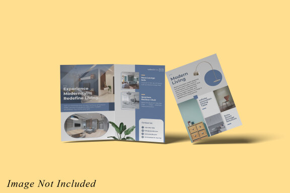 Minimalist A4 Flyer Brochure Mockup