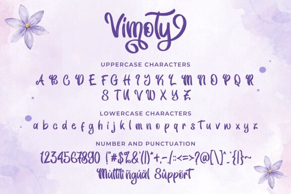 Vimoty - Handwritten Font