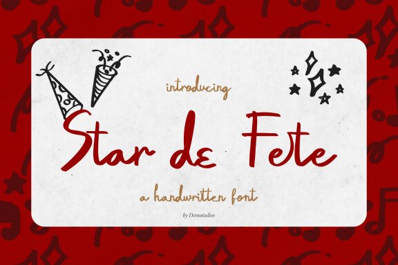 Star de Fete | Handwritten Font