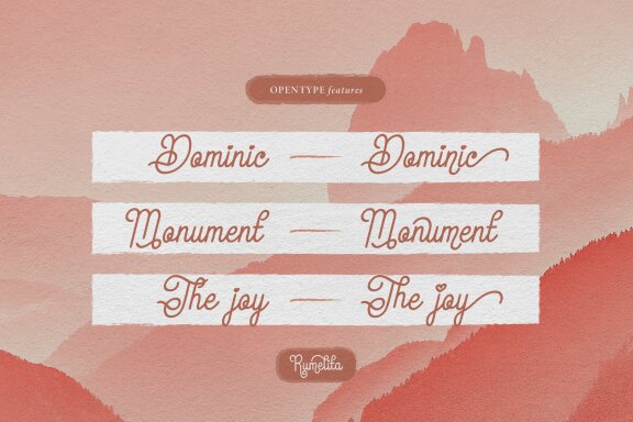 Rumelita | Handwritten Monoline