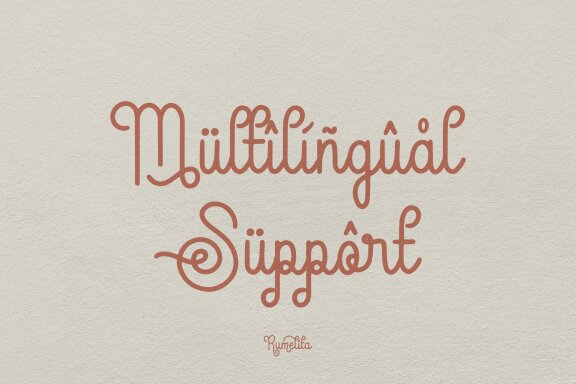 Rumelita | Handwritten Monoline