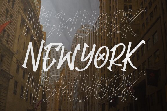 Tagline Flow | Urban Graffiti Font