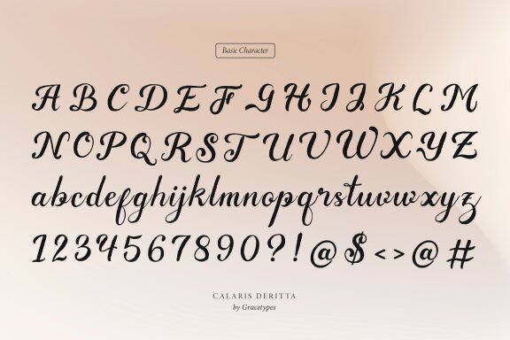 Calaris Deritta | Brush Handwritten Script