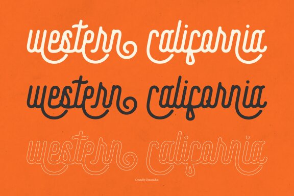 Kimdelim | Monoline Script
