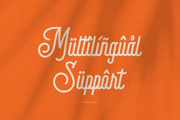 Kimdelim | Monoline Script