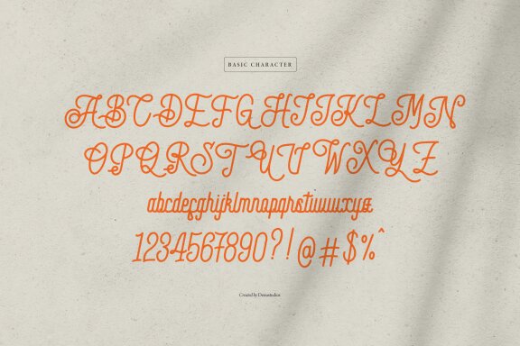 Kimdelim | Monoline Script