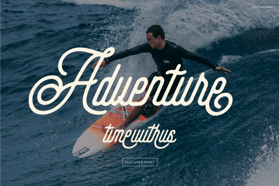 Kimdelim | Monoline Script