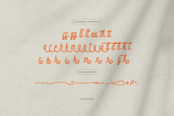 Kimdelim | Monoline Script