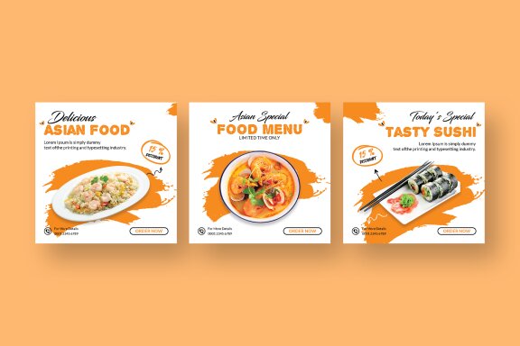 Asian Food - Instagram Post Template
