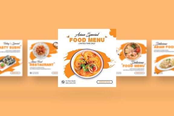 Asian Food - Instagram Post Template