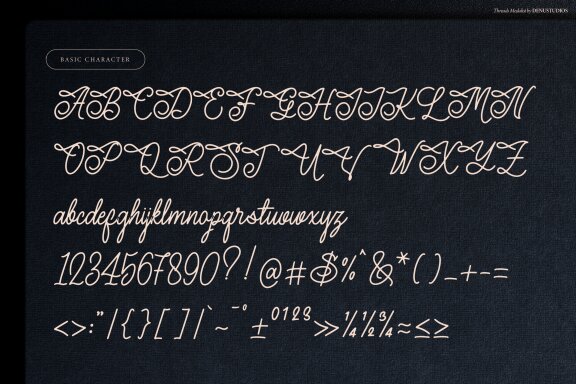 Threads Medalist | Handwritten Script