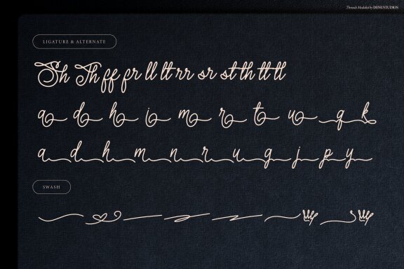 Threads Medalist | Handwritten Script
