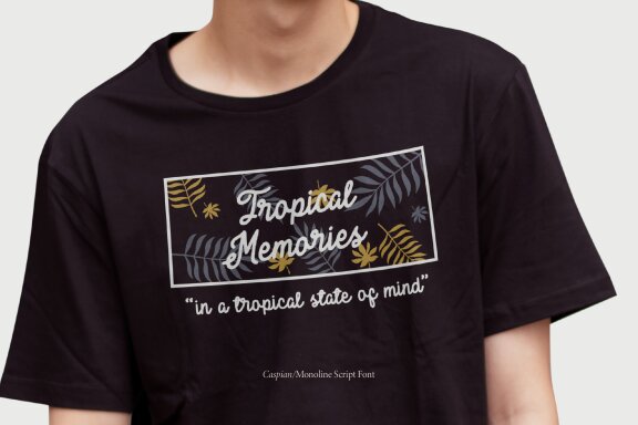 Caspian | Monoline Script