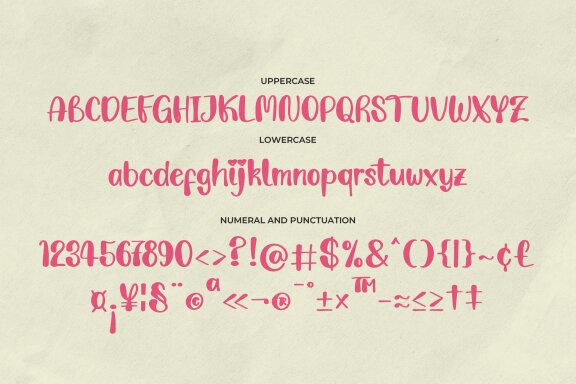 Lily Lovely | Hand Drawn Font